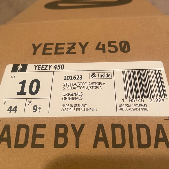 Adidas Yeezy 450 Stone Flax Men Size 10 NWT - Picture 6 of 7